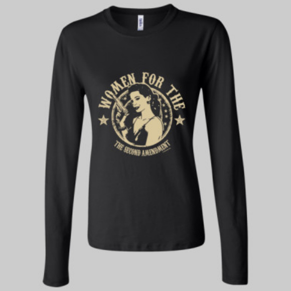 Women For Second Amendment Gun T-Shirt - Picture 1 of 2